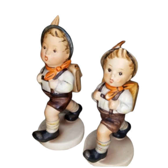 (2) SET of Vintage Goebel Hummel 5" AND 6" Figurines - SCHOOL BOY 82-0 - Picture 2 of 13